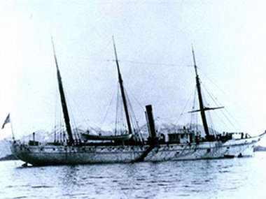 The Coast Survey Steamer Hassler (NOAA Photo Library).