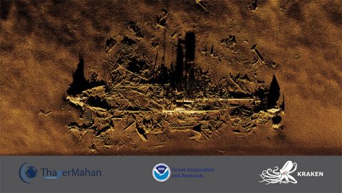 Synthetic aperture sonar data collected over a shipwreck site offshore of Virginia/North Carolina using the towed KATFISH equipped with a 180-centimeter AquaPix MINSAS synthetic aperture sonar sensor. The system was operated by ThayerMahan, Inc. and Kraken Robotics on NOAA Ship Okeanos Explorer as part of the 2019 Technology Demonstration.
